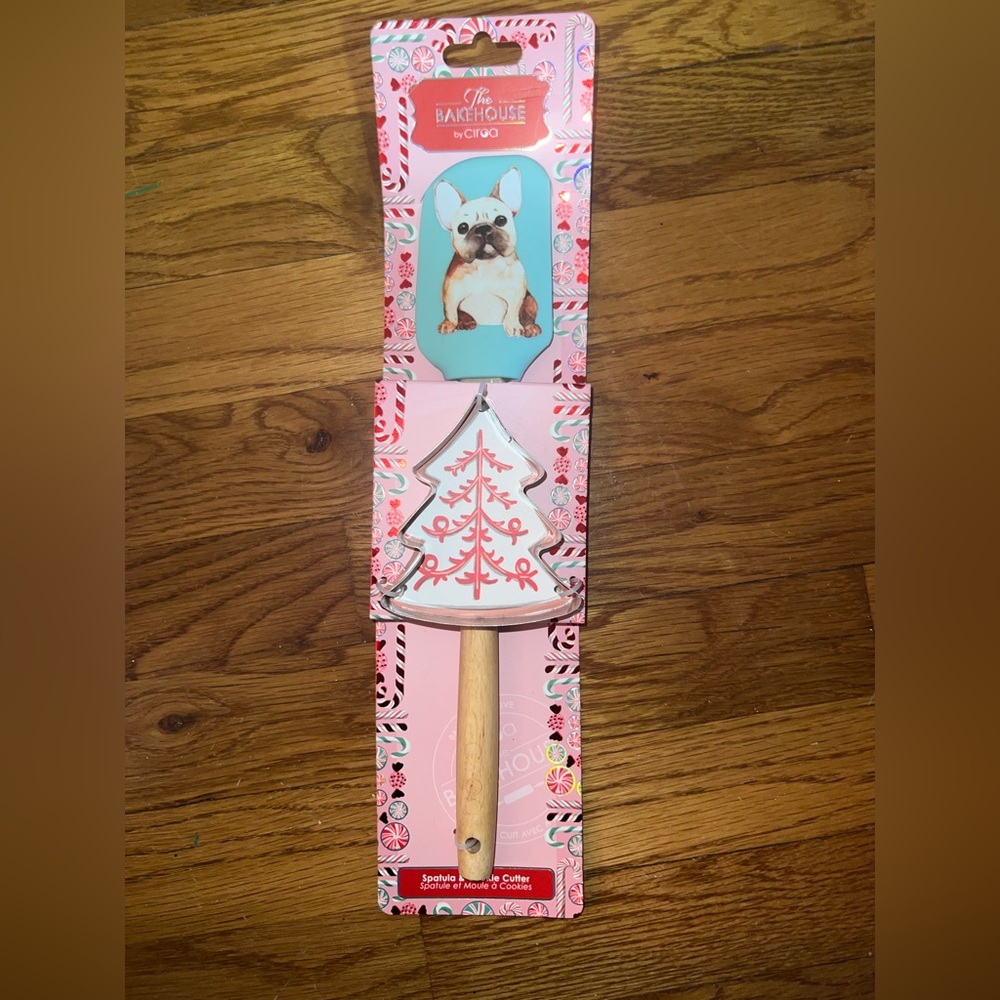 Christmas Tree and Dog Spatula Set